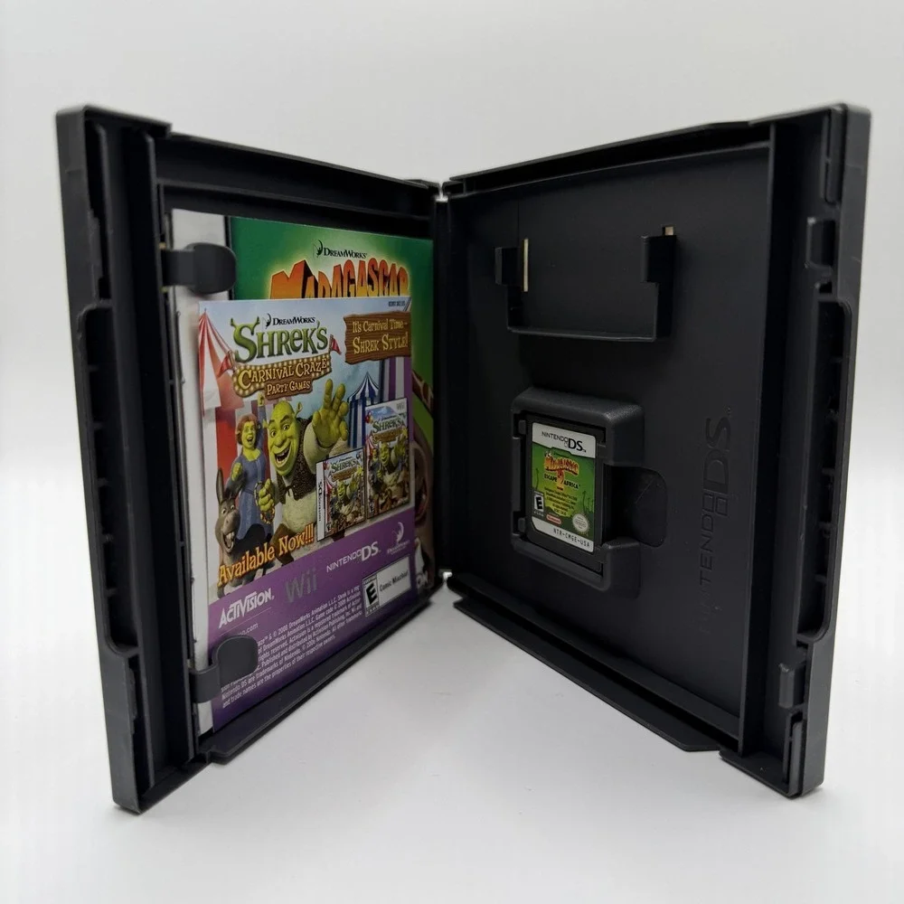 Madagascar: Escape 2 Africa Nintendo DS Game E Activision NTSC-U/C Case Manual